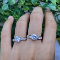 ราคา แหวนเพชรเม็ดยอดทองแท้9K (20544872678)