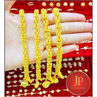 ราคา ไม่ลอก สร้อยข้อมือลายมีนา น้ำหนัก1, 2 ทองหุ้ม ทองชุบ สวยเสมือนจริง JPjewelry (27755542014)