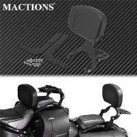 ราคา BAMotorcycle Adjustable Driver & Passenger Backrest Black For Indian Hard Bag Chieftain 2015-2019 For Indian Scout 2015- (24282811380)