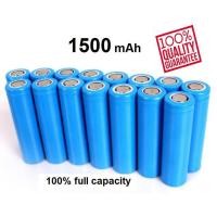 ราคา ถ่านชาร์จ 1500mAh 1200mAh18650 3.7V ถ่านใหม่ สด ความจุ แท้100% (5945930208)
