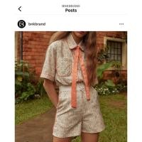 ราคา ✨Used✨ กางเกง bnk brand milin shorts ขนาดกางเกง XL เอว 32” สะโพก 44” (23537635779)