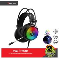 ราคา FANTECH รุ่น HG27 TWISTER Gaming Headset ระบบ 7.1 หูฟังเกมมิ่ง แฟนเทค หูฟัง gaming มีไมโครโฟน ไฟ RGB รอบหูฟัง สำหรับเกม (28979285886)