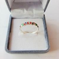 ราคา แหวนเงินสอดหาง แหวนเงินลงยาสุโขทัย แท้ทั้งวง100% (21073076857)