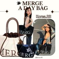ราคา [ราคาพิเศษ] Merge รุ่นเก่าใบใหญ่ของแท้% ✅กระเป๋า official ส่งต่อ กระเป๋าTote merge กระเป๋าโท (43300222002)