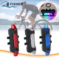 ราคา Bicycle Rear LED Light LED Bicycle Rear Tail Light USB Rechargeable Mountain Bike Lamp Waterproof Light Bicycle Accessor (28162802170)