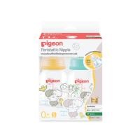 ราคา Pigeon พีเจ้น ขวดนมคอแคบพร้อมจุกนมรุ่นมินิ ลาย HOWAPIPI ขนาด 4 ออนซ์ และ 8 ออนซ์ (29723510611)