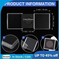 ราคา 20 ชิ้น Silver Dollar Coin Holder, 2 x 2 Half Dollar Coin Holder เหรียญแคปซูลเหรียญ Snap พลาสติกผู้ถือเหรียญทนทาน (27426613822)