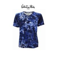 ราคา VALENTINO RUDY VJ3-P305 1ตัว เสื้อยืดคอวี 93%VISCOSE 7%SPANDEX สีน้ำเงินลายดำ มี 3ไซล์ (1706192724)