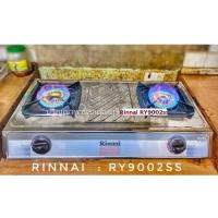 ราคา ปริญญาพานิช Rinnai รินไน เตาแก๊ส2หัว Ry9002ss RY-9002ss สเตนเลสทั้งตัว หัวทองเหลือง รุ่นยอดนิยม ประกันระบบจุด5ปี (1315620556)