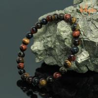 ราคา หินสามทหารเสือ ไทเกอร์อายส์ 3 สี ขนาด 6 มิล Tiger Eye กำไลหินแท้ หินสีน้ำตาล หินสีแดง หินสีน้ำเงิน by.ออมทอง (4752655080)