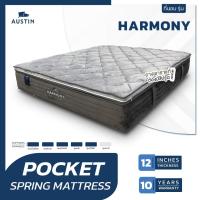 ราคา ที่นอนปีนัง ที่นอนสปริงอิสระ Pocket Harmony เสริมpillowtop ยางพารา 3.5/5/6 ฟุต หนา 12 นิ้ว ส่งฟรีเฉพาะ กทม.ปริมณฑล เท่ (27256314407)