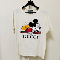 ราคา เสื้อ Gucci X Disney Mickey Mouse T shirt ของแท้ มือสอง สีครีม ราคา 8,999 (44001581035)
