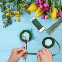 ราคา Dark 22 Guage Floral Stem Wire สีเขียวดอกไม้ลวดสําหรับช่อดอกไม้อุปกรณ์ทํา (29720821706)