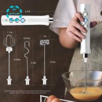 ราคา [quehenp9]Frother Whisk,lattes,egg Mix, Matcha, Hot Chocolate Hand-Held Milk Frother พลาสติก,โลหะพร (29062282054)