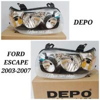 ราคา DEPO ไฟหน้า​แต่ง​ FORD ESCAPE​ เอสเคป​ ปี​2003-2007​โคมเพชร​ สินค้าคุณภาพดี​ มีหลอดไฟสูง ต่ำ (1​คู่)​ (7145075555)