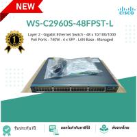 ราคา WS-C2960S-48FPS-L Catalyst 2960-S Series GE Switch Cisco Catalyst 2960S-48FPS Layer 2 - Gigabit Ethernet Switch (25564459604)