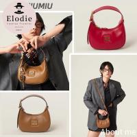 ราคา มิว มิว Miu Miu full leather Hobo handbag กระเป๋ารักแร้ผู้หญิง กระเป๋าสะพายข้างผู้หญิง (27426197047)