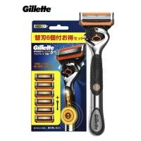 ราคา Gillette Fusion 5 Proglide Power Razor for Men 1 Handle 6 Blades Manual Shaver (26484407176)