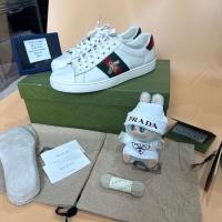 ราคา ❤️Used Like Very New Gucci Ace Bee ผึ้งตัวผู้ Size6G วัดซอฟ 26.5CM มือ2 ปี2022 เดือน12 (25684056908)