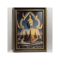 ราคา ภาพพระพุทธเจ้าพร้อมกรอบ สำหรับสักการะบูชา,ตกแต่งบ้าน,ภาพมงคลสำหรับของขวัญของฝาก (28430197760)