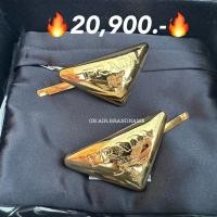 ราคา New prada hair clip ติดผมสวยๆ สีทองสวยหรู (26010241887)