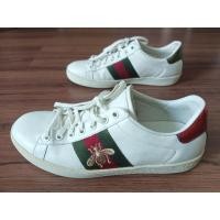 ราคา Gucci Ace Bee Sneakers 40 White Green Made in Italy size 7us 6uk 40eu 26cm (26576160741)
