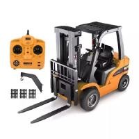 ราคา HUINA 1577 รถโฟล์คลิฟท์ รถยก 1/10 Forklift Double Eagle Loader รถบังคับวิทยุ 2.4Ghz Rc (27974213025)