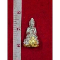 ราคา พระกริ่งหลวงปู่โต๊ะวัดประดู่ฉิมพลีเนื้อกะไหล่เงินฐานทองโค้ชยันดวงมีกริ่งเสียงดัง (25143217415)