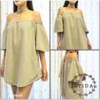 ราคา ปาดไหล่พร้อมโชคเกอร์ยาว (243009298)