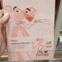 ราคา Miniso Pink Panther สมุดจดบันทึกปกแข็ง (26675159626)