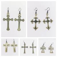 ราคา ราคาพิเศษ ต่างหูสีทอง แฟชั่น รูปไม้กางเขน (26106330745)