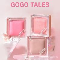ราคา GOGO TALES Gogo Dance Just Right Slightly Tipsy Baked Blush Single Color Soft Mist Blush Palette Contouring Female Peach Blush Blue RMV2 (27129359249)
