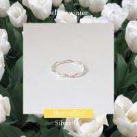 ราคา Winterwinter Jewelry Silver925 : **ขายดี** เครื่องประดับเงินแท้ แหวนเงินแท้ แหวนคลื่นระยิบระยับ (6951603988)