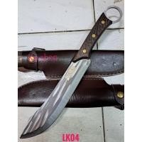 ราคา อุปกรณ์เดินป่า มีด มีดพก มีดเดินป่า มีดพกใบตาย BUCK รุ่น LK04 ใบลายด้ามไม้ (28400563618)