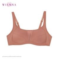 ราคา WIENNA BRA Sport Bra DB35101 ชุดชั้นในเวียนนา ไร้โครง สีเนื้อ ดำ น้ำเงินเข้ม เขียว สีส้มอิฐ Carnation (24150533134)