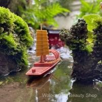 ราคา โมเดลเรือใบสไตล์จีน [คะแนนบวก 93%] เรือประมง เรือหลังคา ของตกแต่งห้องนั่งเล่น ของตกแต่งโบราณ ภูมิทัศน์ เรือใบเรียบ จำลองตู้ปลา (28527494892)