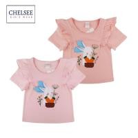 ราคา Chelsee เสื้อยืดคอกลม เด็กผู้หญิง รุ่น 238021 ลายกระต่าย ผ้า 100%Cotton อายุ 1.5-10 ปี เสื้อผ้าเด็ก (28904980745)