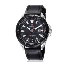 ราคา หรูหราในราคาเบาๆนาฬิกาข้อมือชาย กันน้ำ naviforce watch แท้ รุ่นNF9056-BLASIL สายหนัง ของแท้100% (886502999)