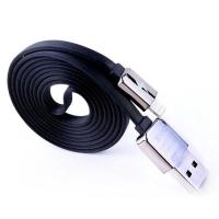 ราคา Remax USB High speed สายชาร์จ For iPhone5/5c/5s/6/6พลัส /iPad Air2 สายแบน (ดำ) (315680820)