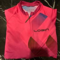 ราคา เสื้อจักรยานผู้หญิง Jersey แบรนด์ Login มือสอง สภาพดี สีชมพู (4844608012)