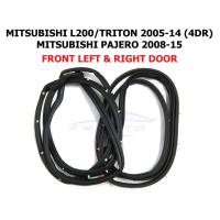 ราคา คู่หน้า ยางขอบประตู มิตซูบิชิ ไทรทัน 2005-14 รุ่น4ประตู ปาเจโร 2008 MITSUBISHI TRITON PAJERO ยางซีลประตู ยางซีลขอบประตู (42100319178)