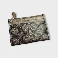ราคา กระเป๋าสตางค์ใส่บัตร Coach Card Holder ของแท้ มือสอง (29085429561)