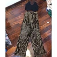 ราคา ชุดเซทเสื้อลูกไม้กับกางเกงผ้ากำมะหยี่ (11413264601)