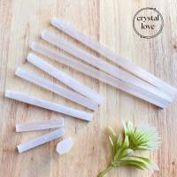 ราคา หินแท้ ส่งไว⚡️หิน Selenite เซเลไนต์ แท่งเหลี่ยม (8276677682)