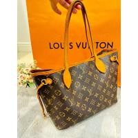 ราคา Used louis Vuitton กระเป๋าLV neverfull PM แท้ ปี2017 (22942369374)