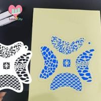 ราคา ภาพวาดใบหน้าลายฉลุรอยสักชั่วคราวร่างกายสีลายฉลุแม่แบบสําหรับรอยสักชั่วคราว (26833226166)