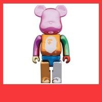 ราคา [ของแท้ แบ่งจ่ายสบายๆ 0%]MEDICOM BE@RBRICK bearbrick400% - A Bathing ApeBape 25thAnniversary Multi Color Version (3717508803)