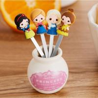 ราคา ส้อมจิ้มผลไม้​ ชุดส้อมจิ้มผลไม้น่ารัก​ ส้อมจิ้มผลไม้ลายเจ้าหญิง (7169013698)