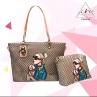 ราคา กระเป๋าสะพายข้างแม่ลูก แบรนด์ Cheritan แท้ 100% (5111389920)
