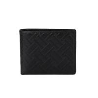 ราคา Guy Laroche กระเป๋าสตางค์ พับสั้น 6 การ์ด สีดำ อัดลายกราฟิก (BW21251S5BLS1) (28530058680)